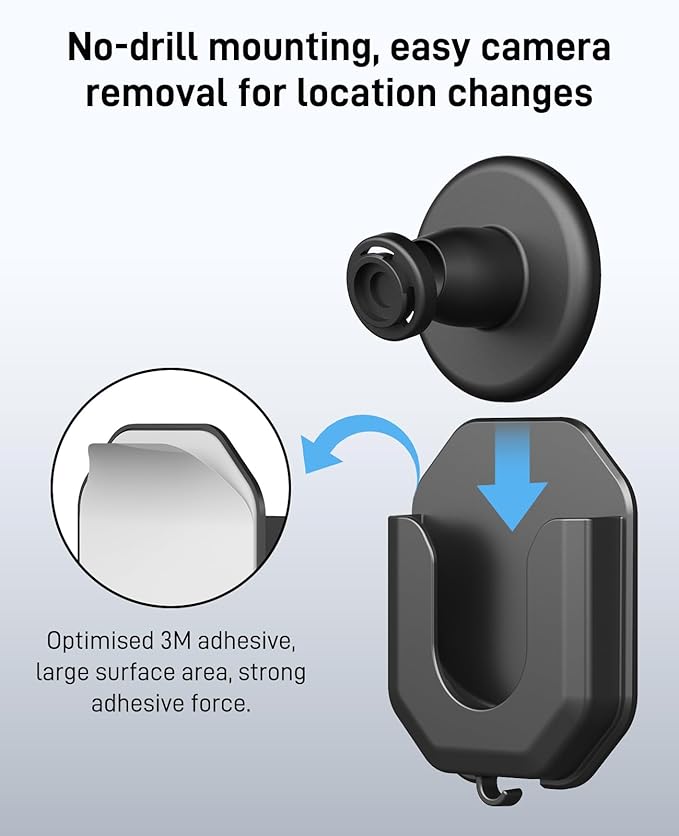 Blink Camera No Drill No Screws Wall Mount Bracket Compatible - Image 3