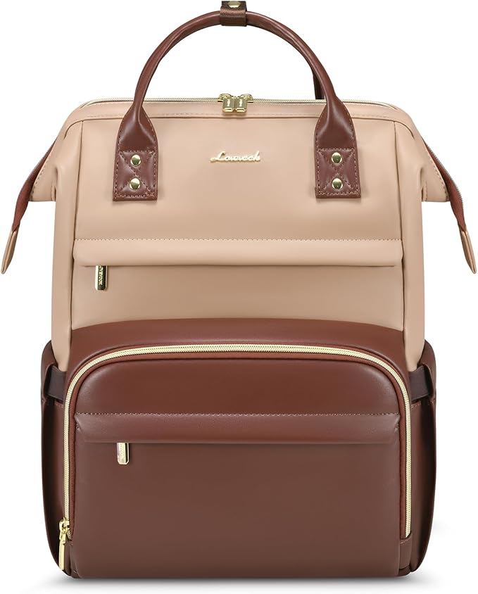 LOVEVOOK Leather Laptop Backpack by LOVEVOOK