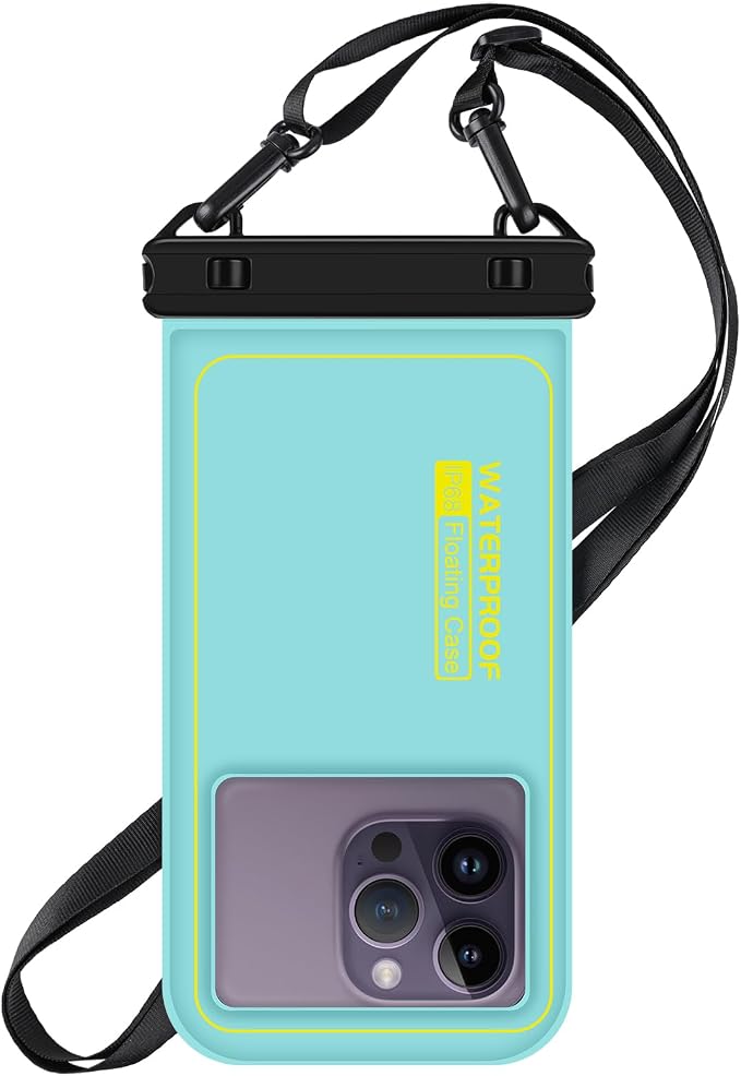 Floating Waterproof Phone Pouch, Water Proof Cell Phone Dry Bag by RAZOBWS