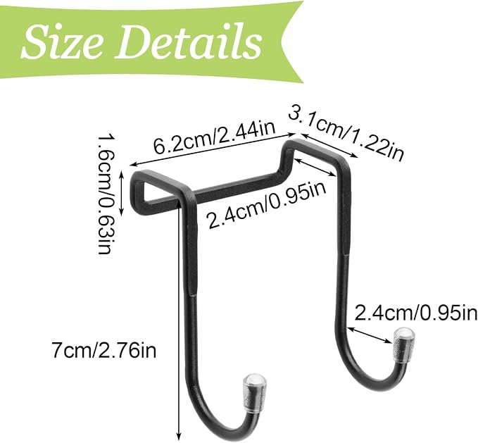 Over Cabinet Double Hooks - Image 2