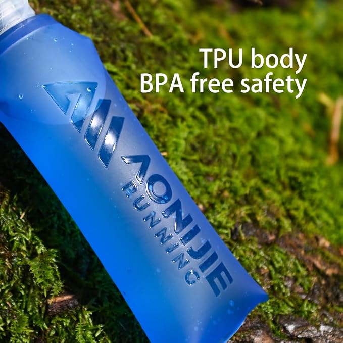 AONIJIE TPU Soft Flask Water Bottle Collapsible Running Flask - Image 6