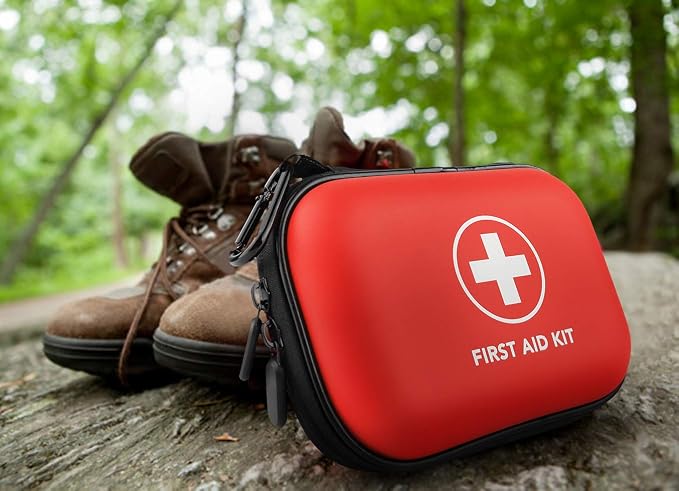 Mini First Aid Kit, 100 Pieces Water-Resistant Hard Shell Small Case - Image 7