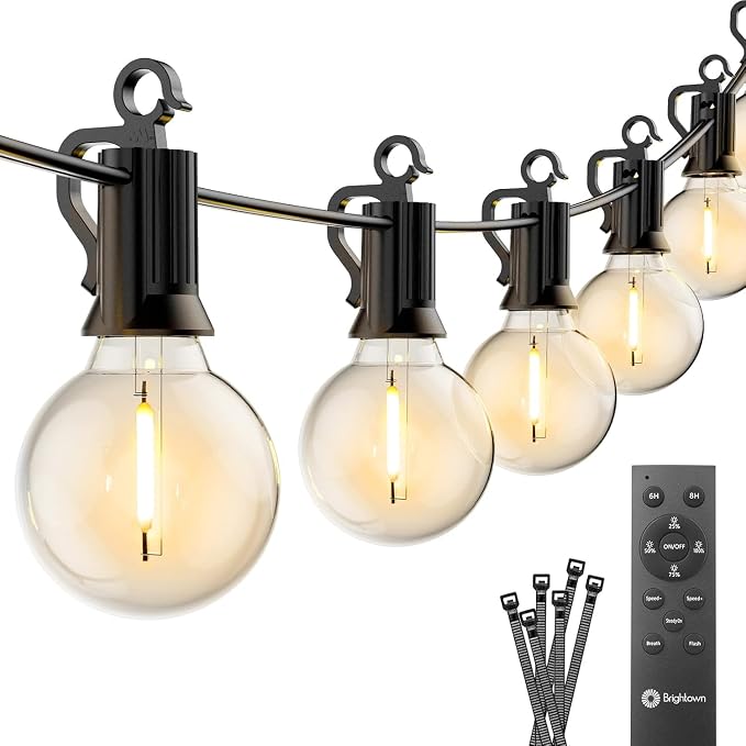 Brightown 38Ft Outdoor String Lights by Brightown