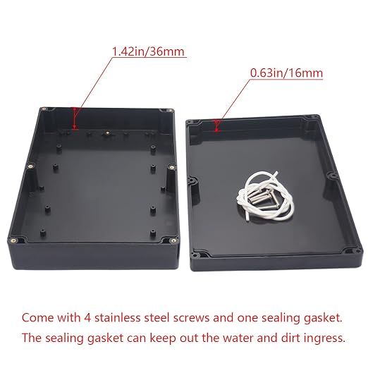 Project Box IP65 Waterproof Junction Box ABS Plastic Electrical Boxes DIY - Image 4
