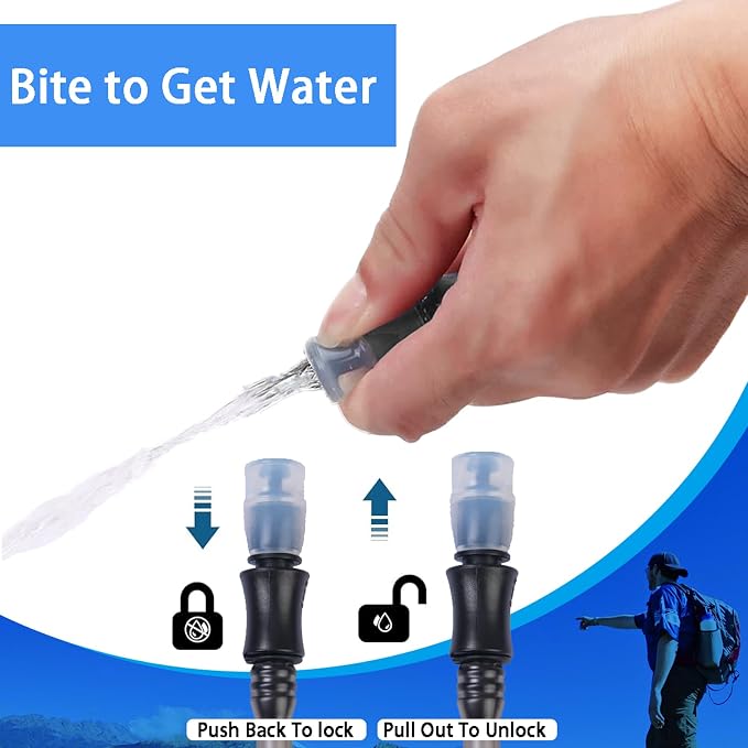 HEIKLN Hydration Bladder 1.5L-2L-2.5L-3L, Leak Proof Water Reservoir, BPA Free - Image 3