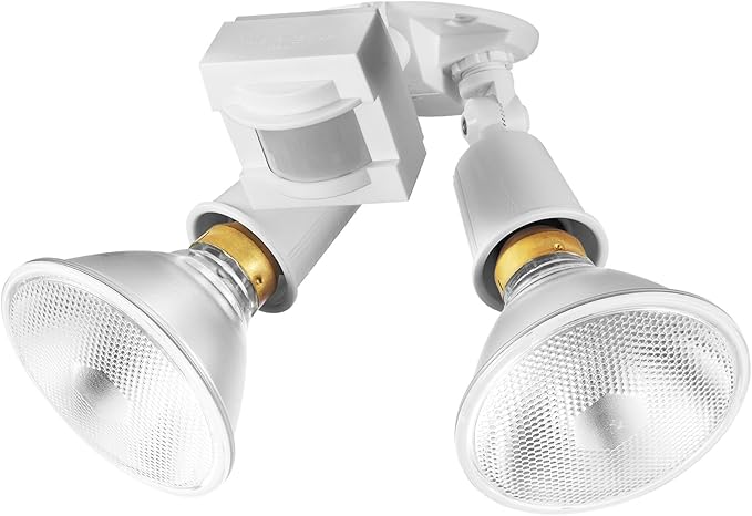 Globe Electric 17000270 110-Degree 240 W Twin Head Gray Hardwired Motion Sensor - Image 5