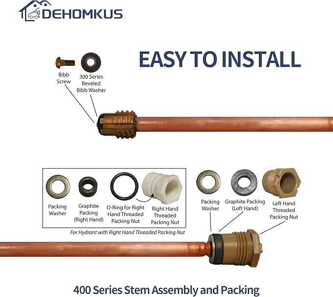 630-7755 Wall Hydrant Repair Kit Compatible - Image 3