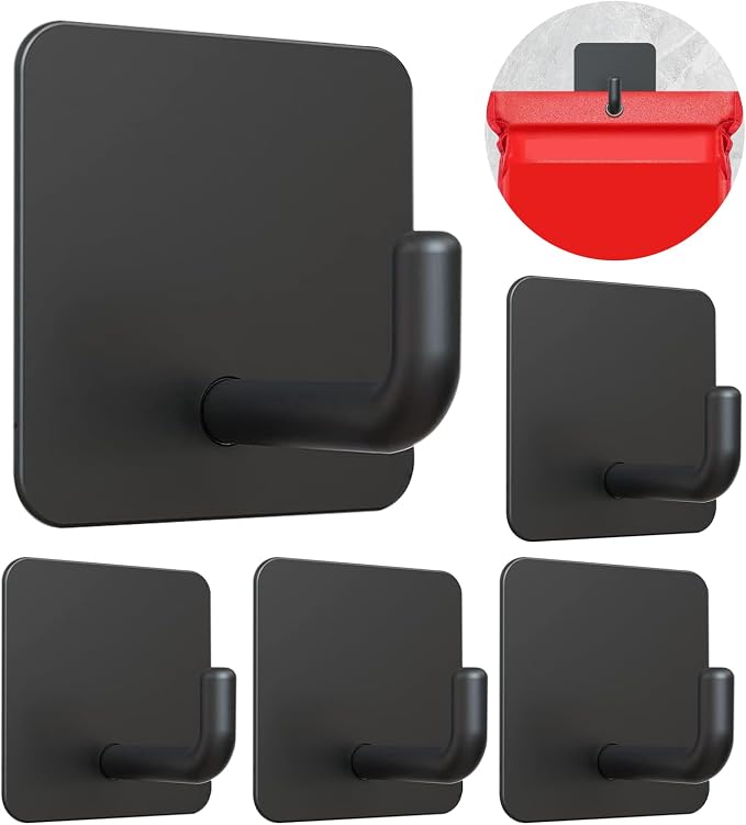 Emergency Fire Blanket Wall Hooks，Waterproof Stainless Steel Adhesive Hooks by ZYPLUM