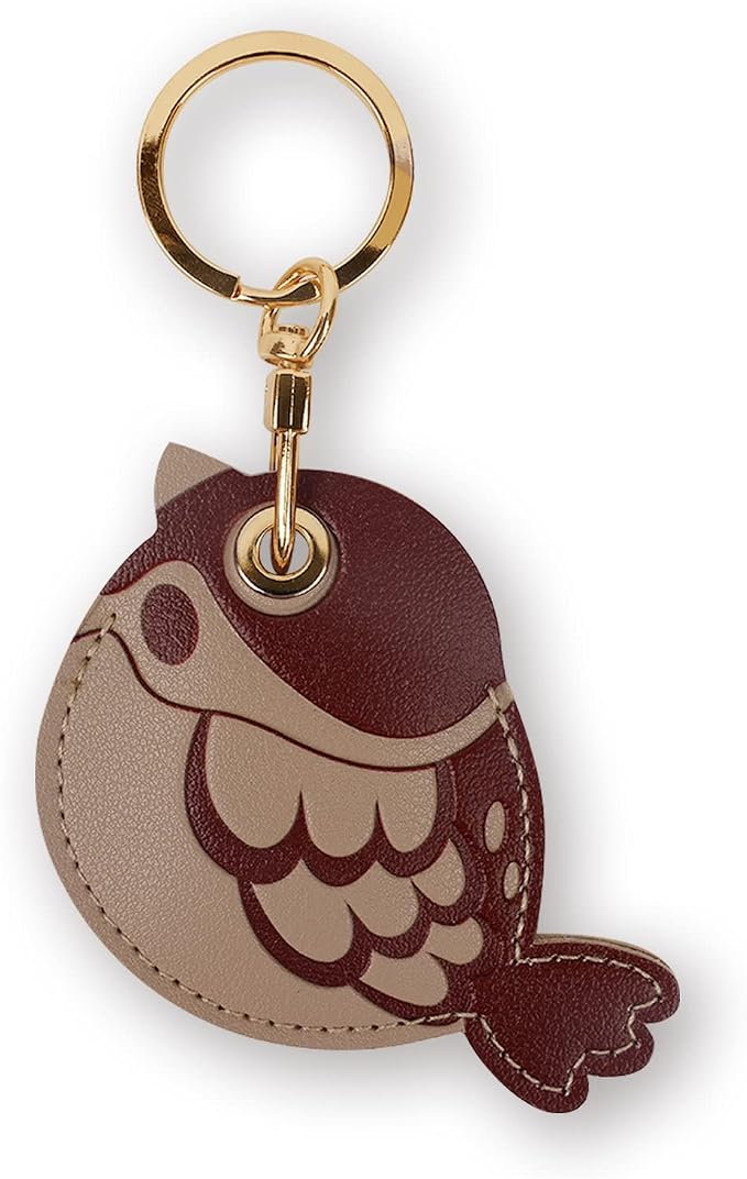 Leather Keychain Case Holder Compatible by XSUIOY