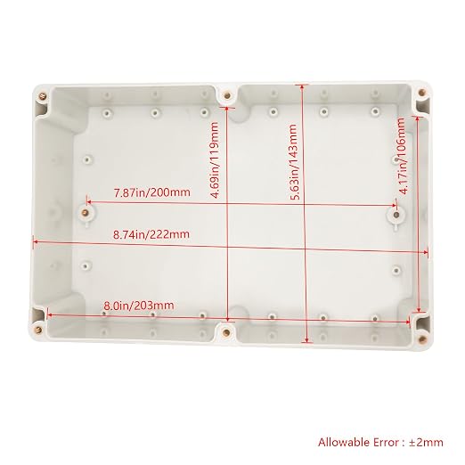 Project Box IP65 Waterproof Junction Box ABS Plastic Electrical Boxes DIY - Image 3