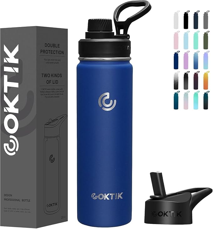 40 Pack 22 oz Sports Water Bottle by coktik