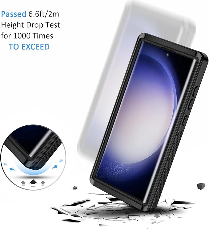 Lanhiem Magnetic for Samsung Galaxy S23 Ultra Case, IP68 Waterproof Dustproof - Image 5