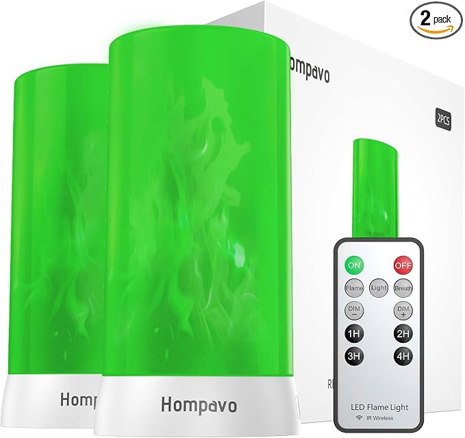 【Upgraded】 LED Flame Lights by Hompavo
