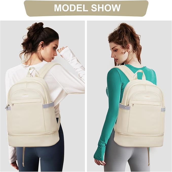 coofay Gym Backpack For Women Men Dance Sports Backpack - Image 7