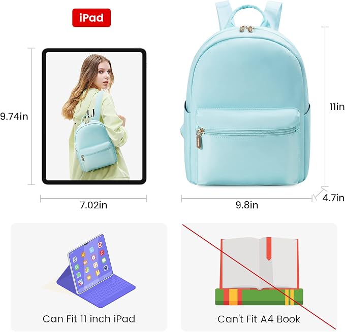LOVEVOOK Mini Backpack for Women Light Weight Small Waterproof Backpack Purses - Image 4