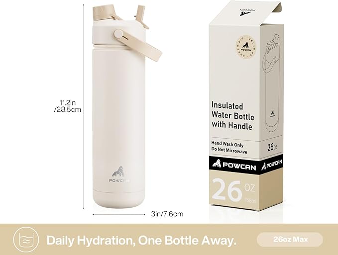 POWCAN 26 oz Insulated Water Bottle - Image 6