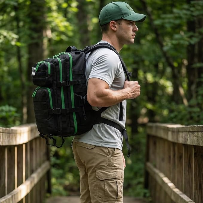 45L Tactical Backpack for Men Women, Military Assault Pack - Image 5