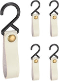 uxcell 5pcs PU Leather Hooks, S-Shape Hooks by uxcell