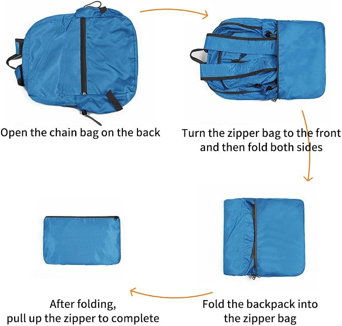 Lightweight Packable Foldable Backpack, Hiking backpack, Travel Backpack - Image 6