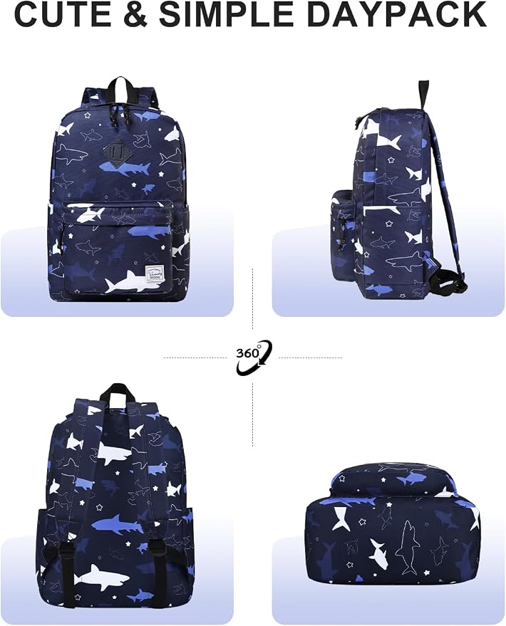 VASCHY Backpack for School, Lightweight Water Resistant Bookbag Casual Daypack - Image 6