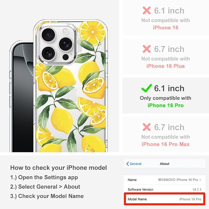 MOSNOVO Case for iPhone 16 Pro - Image 2
