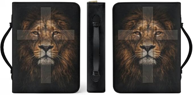 Leather Bible Cover Case for Men PU Bible Case - Image 2
