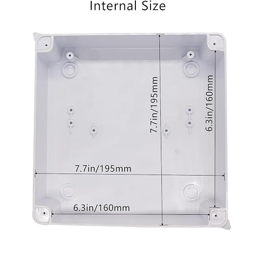 Junction Box Dustproof Waterproof IP65 ABS Plastic Electrical Boxes, Indoor & - Image 5