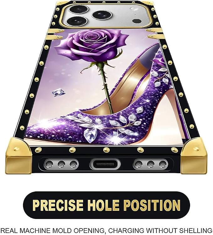 for iPhone 17 Pro Max Case Luxury Golden Decoration - Image 5
