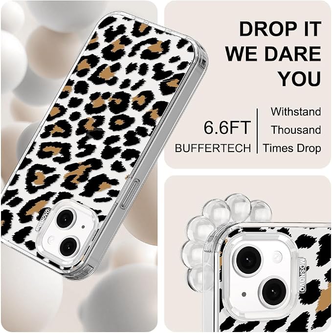 MOSNOVO for iPhone 13/14 Case | Military Grade 6.6ft Drop Tested | Clear - Image 6