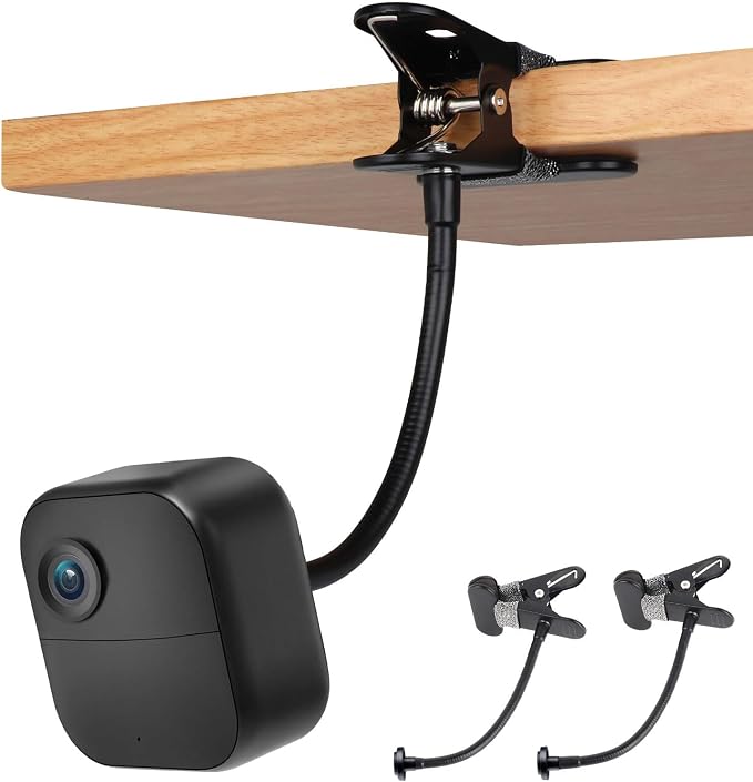 iTODOS 2 Pack Flexible Clip Clamp Mount Compatible by iTODOS