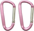LESHIRY Large Carabiners Keychain 3" Aluminum D Shape Premium Durable D-Ring by LESHIRY