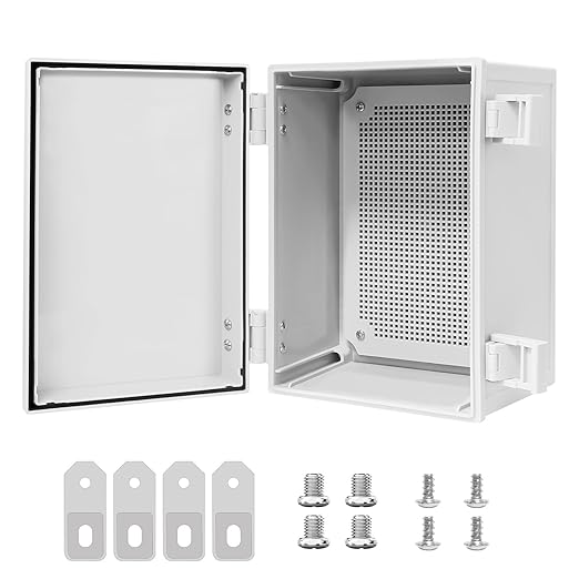 Junction Box IP65 Waterproof Dustproof ABS Plastic Enclosure Outdoor and Indoor by LMioEtool