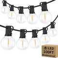 Bosceos 100FT 104 Bulbs G40 LED Globe String Lights, Dimmable Waterproof by BestChoiceforYourLife