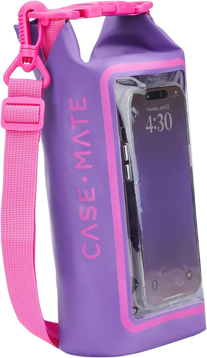 Case-Mate Purple Paradise Mini IP68 Waterproof Bucket Bag by Case-Mate