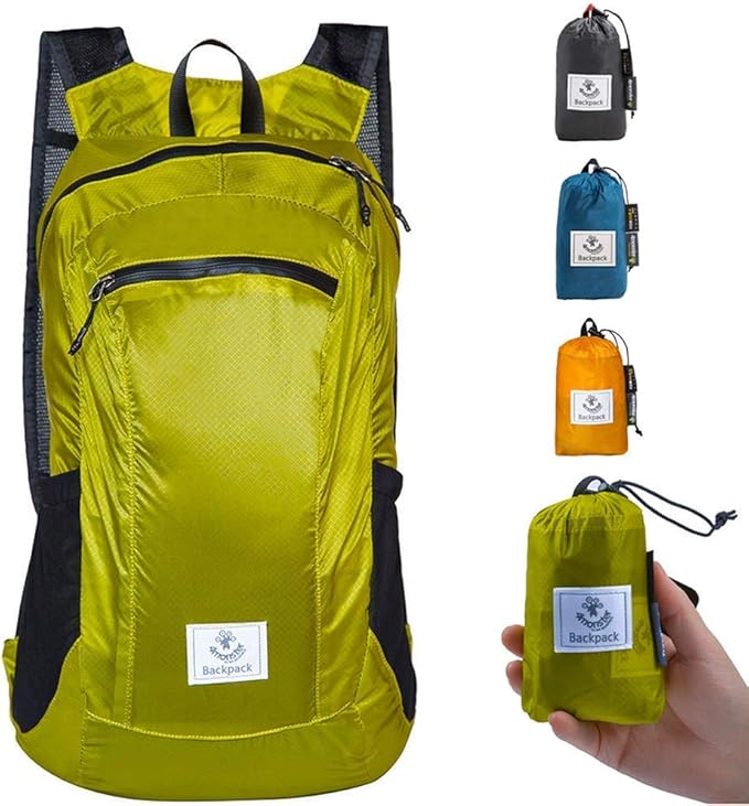 4Monster Hiking Daypack, Water Resistant Lightweight Packable Backpack by 4Monster