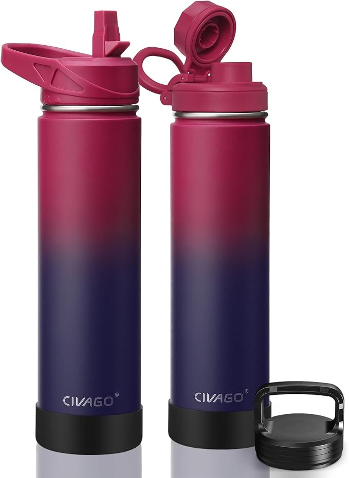 CIVAGO 24 oz Insulated Water Bottle by CIVAGO