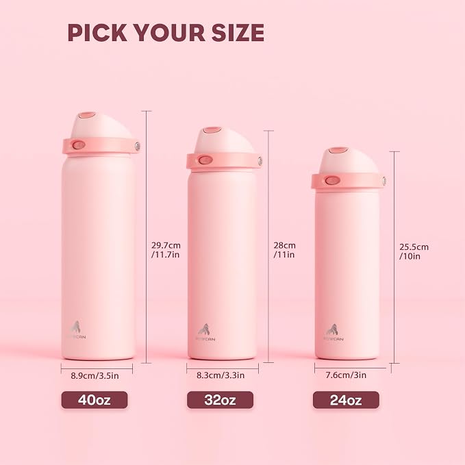 POWCAN 32 oz Insulated Water Bottle - Image 7