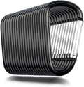 20 Pack 2.5" D Shape Aluminum Large Carabiner Clip Lock Hooks Spring Snap by SAMLOO