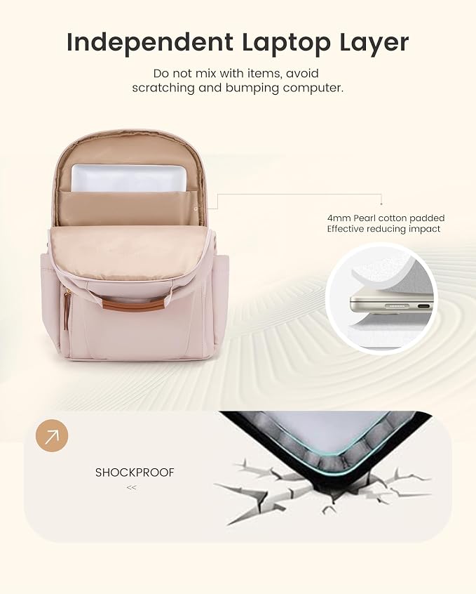 LOVEVOOK Laptop Backpack for Women - Image 5