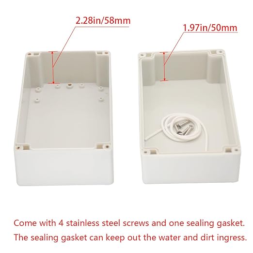 Project Box IP65 Waterproof Junction Box ABS Plastic Electrical Boxes DIY - Image 4