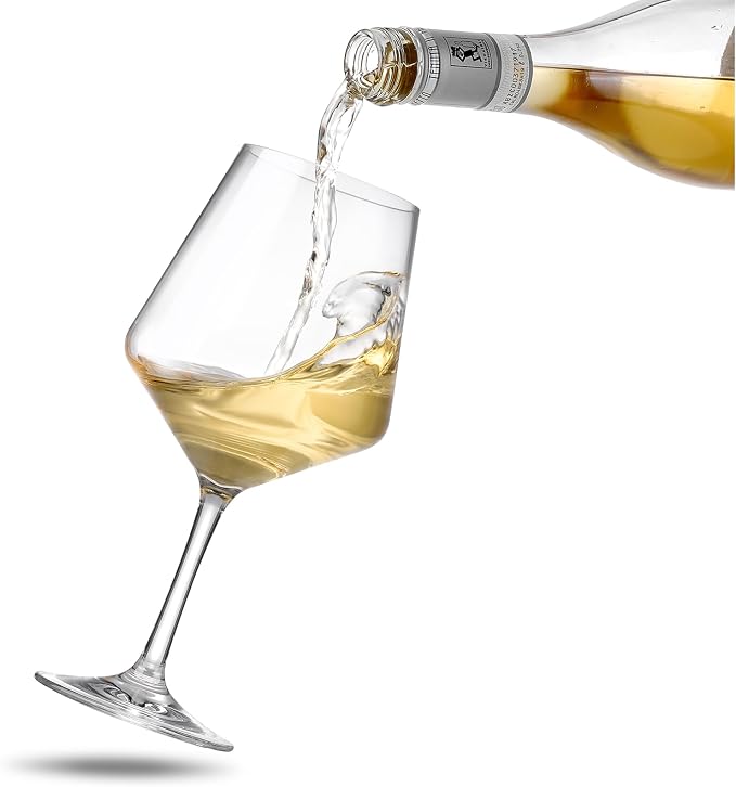 Hlukana Unbreakable Wine Glasses Set of 6, 16 oz Plastic Wine Glasses - Image 8