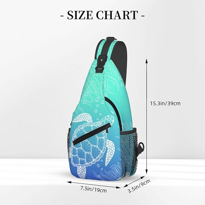 Sea Turtle Crossbody Sling Bags - Image 2