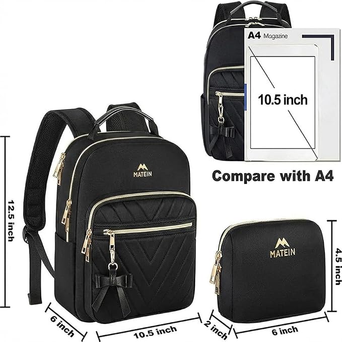MATEIN Mini Backpack for Women, Waterproof Stylish Daypack Purse Shoulder Bag - Image 5
