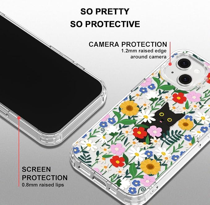 MOSNOVO for iPhone 13/14 Case | Military Grade 6.6ft Drop Tested | Clear - Image 5