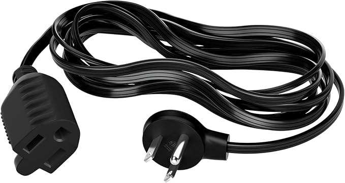 Elecan Flat Plug Extension Cord 15 Ft by Elecan
