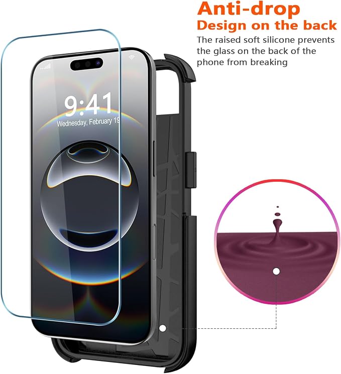 for iPhone 16e Case Heavy Duty Protection Phone Case Cover - Image 7