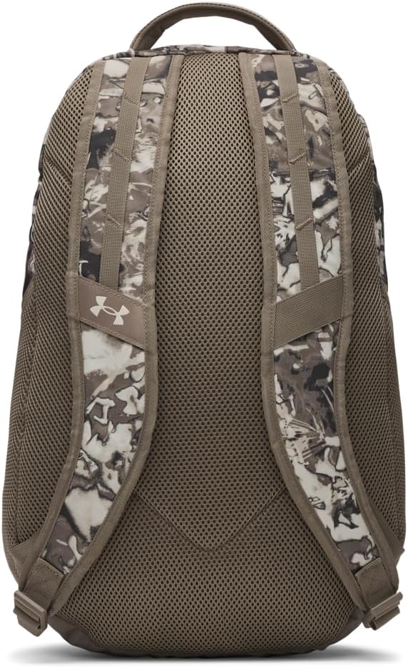 Under Armour Unisex Hustle 6.0 Backpack Taupe Dusk/Taupe Dusk/Summit White One - Image 2
