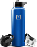 IRON °FLASK Camping & Hiking Hydration Flask - 40 oz Twilight Blue by IronFlask