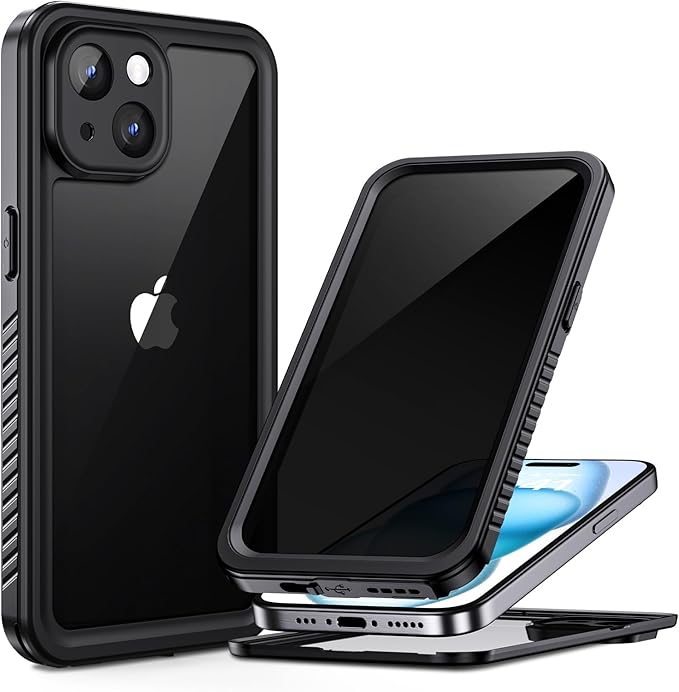 Lanhiem for iPhone 15 Privacy Case, Waterproof Dustproof Shockproof Cases for by LanhiemHome