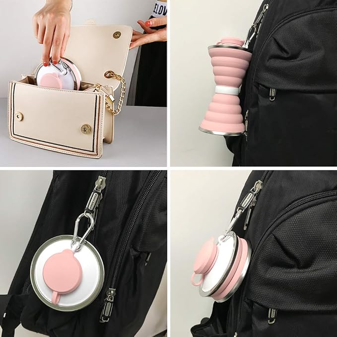 Collapsible Water Bottle, Camping Cup - Image 2